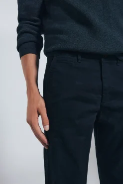 Springfield Calças|Chinos-Calças chino slim fit preto