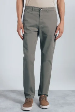 Springfield Calças|Chinos-Calças chino slim fit bege