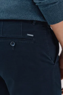 Cortefiel Calças|Chinos-Calças chino slim fit Azul