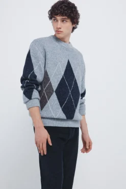 Springfield Calças|Chinos-Calças chino slim fit de veludo cotelê micro azul