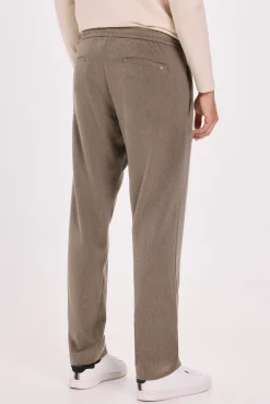 Jack & Jones Calças-Calças clássicas com cós elástico Castanho