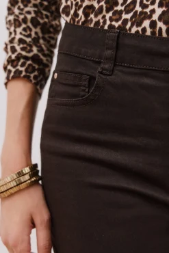 Cortefiel Jeans|Calças-Calças Coloridas Sensational Castanho