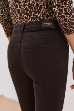 Cortefiel Jeans|Calças-Calças Coloridas Sensational Castanho