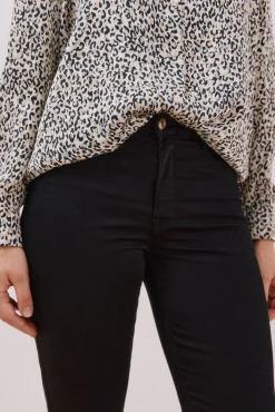 Cortefiel Jeans|Calças-Calças Coloridas Sensational Preto