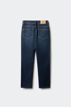 Springfield Kids Calças-Calças com cotoveleiras infantis azul