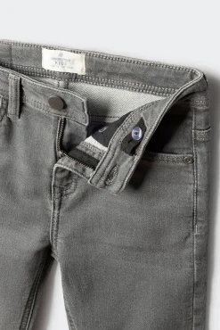 Springfield Kids Calças-Calças com cotoveleiras infantis cinzento