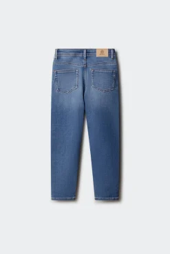 Springfield Kids Calças-Calças com cotoveleiras infantis azul