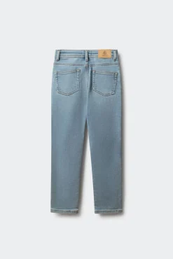 Springfield Kids Calças-Calças com cotoveleiras infantis azul