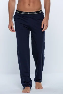 Punto Blanco Pijamas-Calças compridas masculinas azul