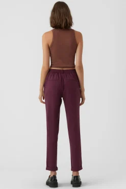 Vero Moda Calças-Calças compridas retas Roxo