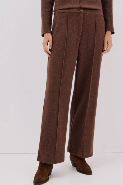 Cortefiel Calças-Calças confortáveis Castanho