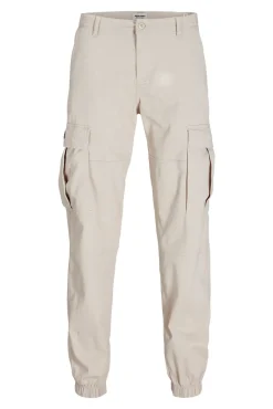 Jack & Jones Calças-Calças de ajuste relaxado cinzento