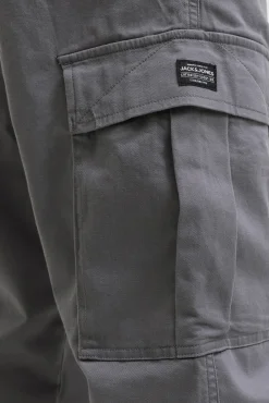 Jack & Jones Calças-Calças de ajuste relaxado cinzento