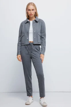 Springfield Calças-Calças de corrida cinzento