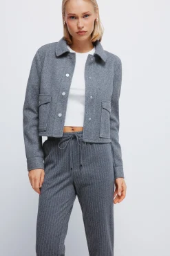 Springfield Calças-Calças de corrida cinzento