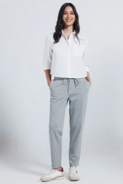 Springfield Calças-Calças de corrida cinzento