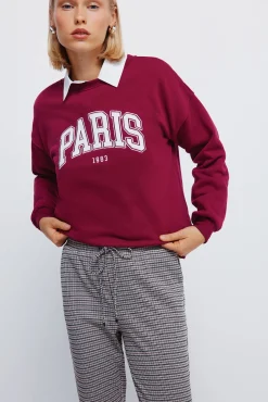 Springfield Calças-Calças de corrida vermelho