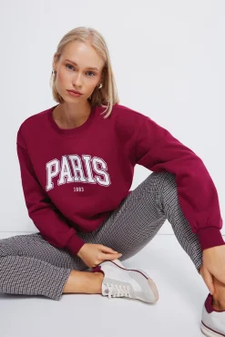 Springfield Calças-Calças de corrida vermelho