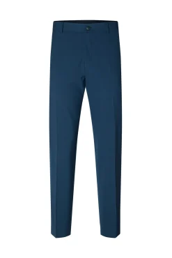 Selected Calças|Calças Clássicas-Calças de fato Slim Fit Azul