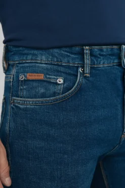 Pedro del Hierro Jeans|Calças-Calças de ganga premium flex regular fit Azul