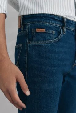 Pedro del Hierro Jeans|Calças-Calças de ganga premium flex corte slim Azul
