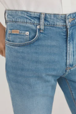 Pedro del Hierro Jeans|Calças-Calças de ganga premium flex corte slim Azul