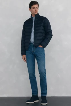 Pedro del Hierro Jeans|Calças-Calças de ganga premium flex corte slim Azul