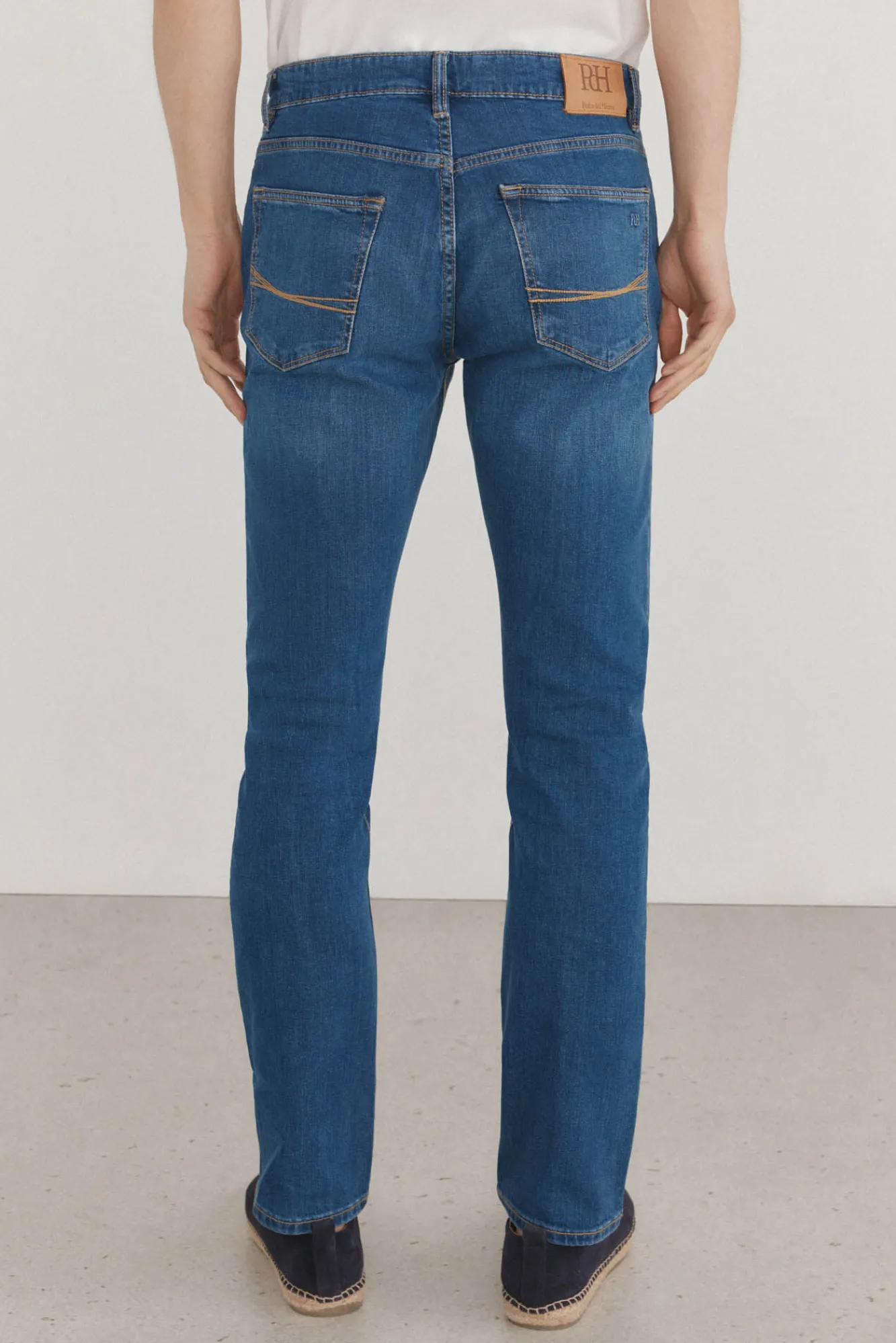 Pedro del Hierro Jeans|Calças-Calças de ganga premium flex corte slim Azul