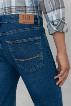 Pedro del Hierro Jeans|Calças-Calças de ganga premium flex corte slim Azul