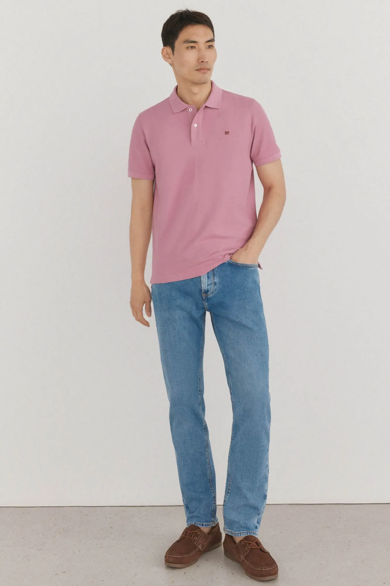 Pedro del Hierro Jeans|Calças-Calças de ganga premium flex regular fit Azul