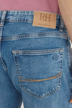 Pedro del Hierro Jeans|Calças-Calças de ganga premium flex regular fit Azul