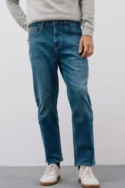 Cortefiel Jeans-Calças de ganga straight fit Azul