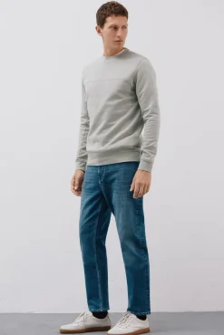 Cortefiel Jeans-Calças de ganga straight fit Azul