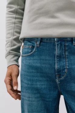 Cortefiel Jeans-Calças de ganga straight fit Azul