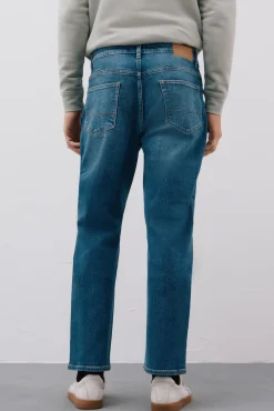 Cortefiel Jeans-Calças de ganga straight fit Azul