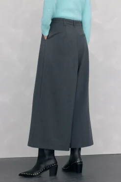 Pedro del Hierro Calças-Calças de saia Cizento