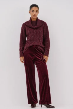 Cortefiel Calças-Calças de veludo Granada