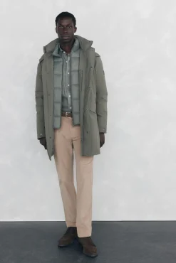 Pedro del Hierro Calças-Calças de veludo slim fit com 5 bolsos Beige