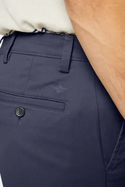 Dockers Calças|Chinos-Calças elástica slim cáqui fácil Azul