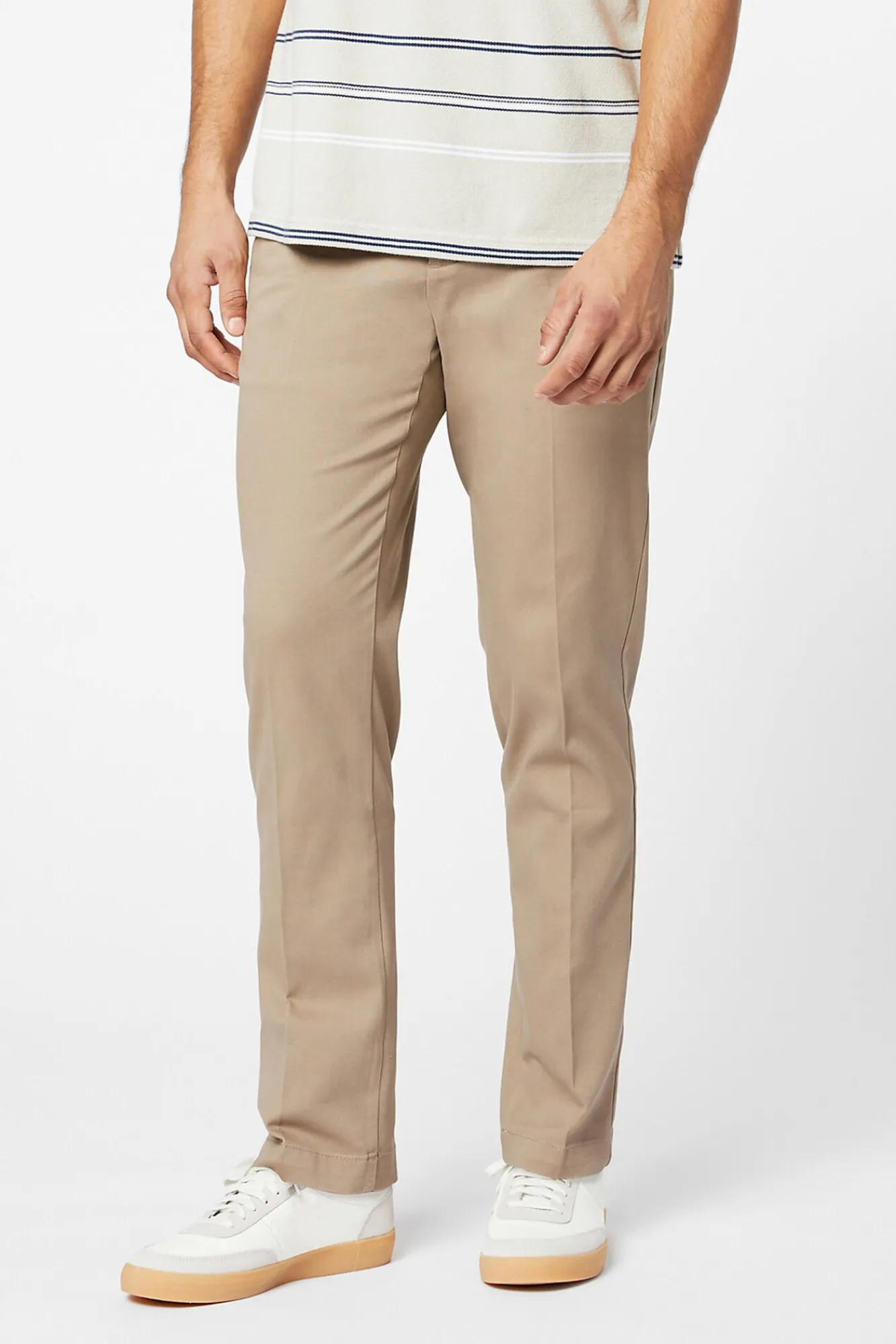 Dockers Calças|Chinos-Calças elástica slim cáqui fácil Tostado