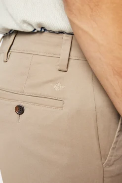 Dockers Calças|Chinos-Calças elástica slim cáqui fácil Tostado