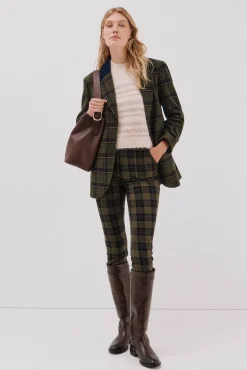 Cortefiel Fatos|Calças-Calças elásticas confortáveis Verde