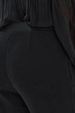 Cortefiel Calças-Calças elásticas confortáveis Preto