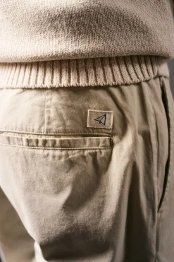 OOTO Calças-Calças elásticas leves Tostado