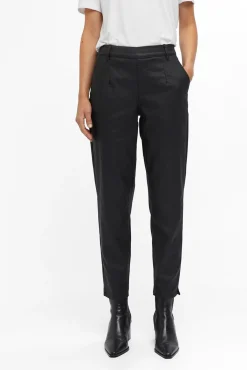 Object Calças-Calças enceradas calças chino Preto