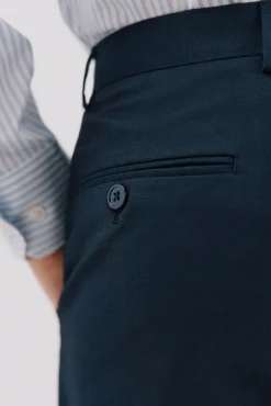 Cortefiel Calças|Calças Clássicas-Calças estruturadas série XXI Azul