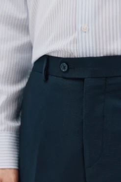 Cortefiel Calças|Calças Clássicas-Calças estruturadas série XXI Azul