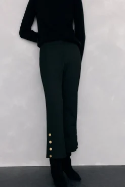 Pedro del Hierro Calças-Calças flare Preto