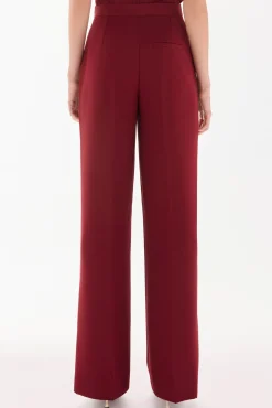 TFP by Tamara Falcó Calças-Calças flare Bordeaux