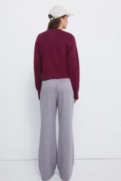 Springfield Calças-Calças jogger de perna larga vermelho